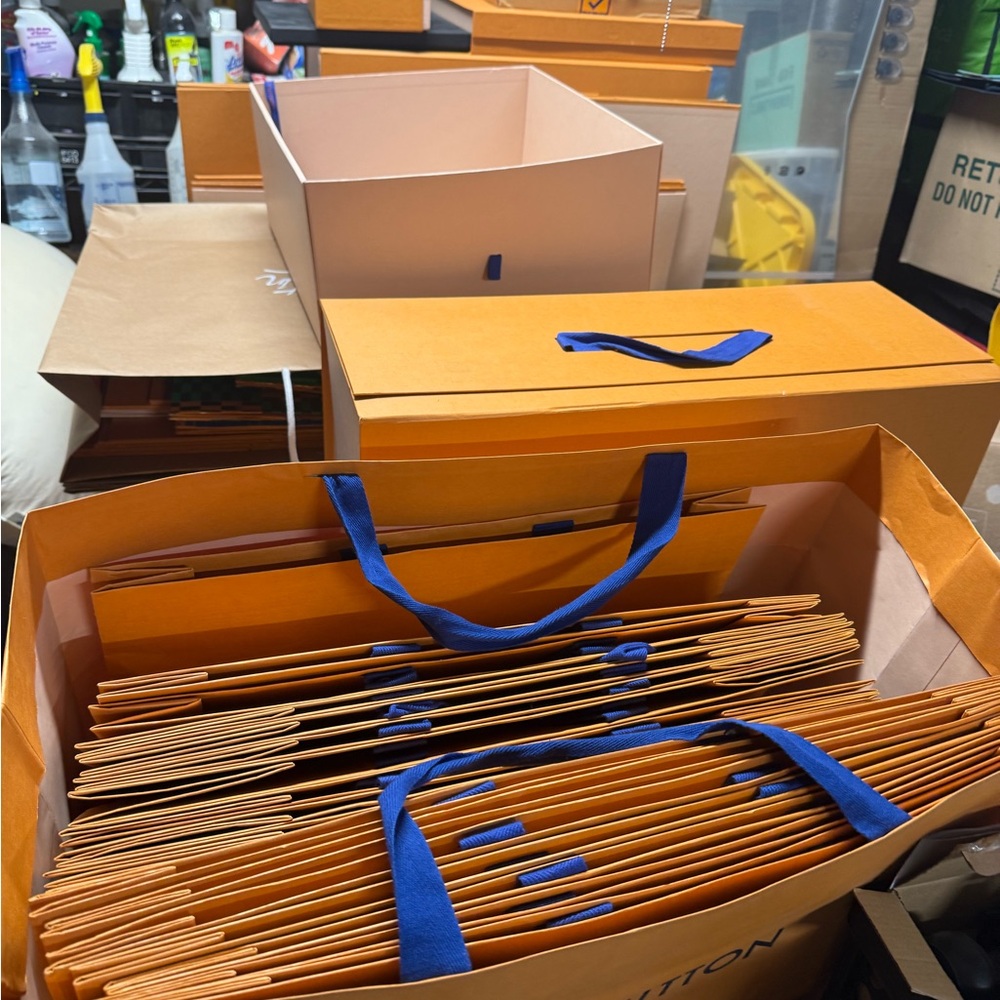 Orange and Blue Storage Box